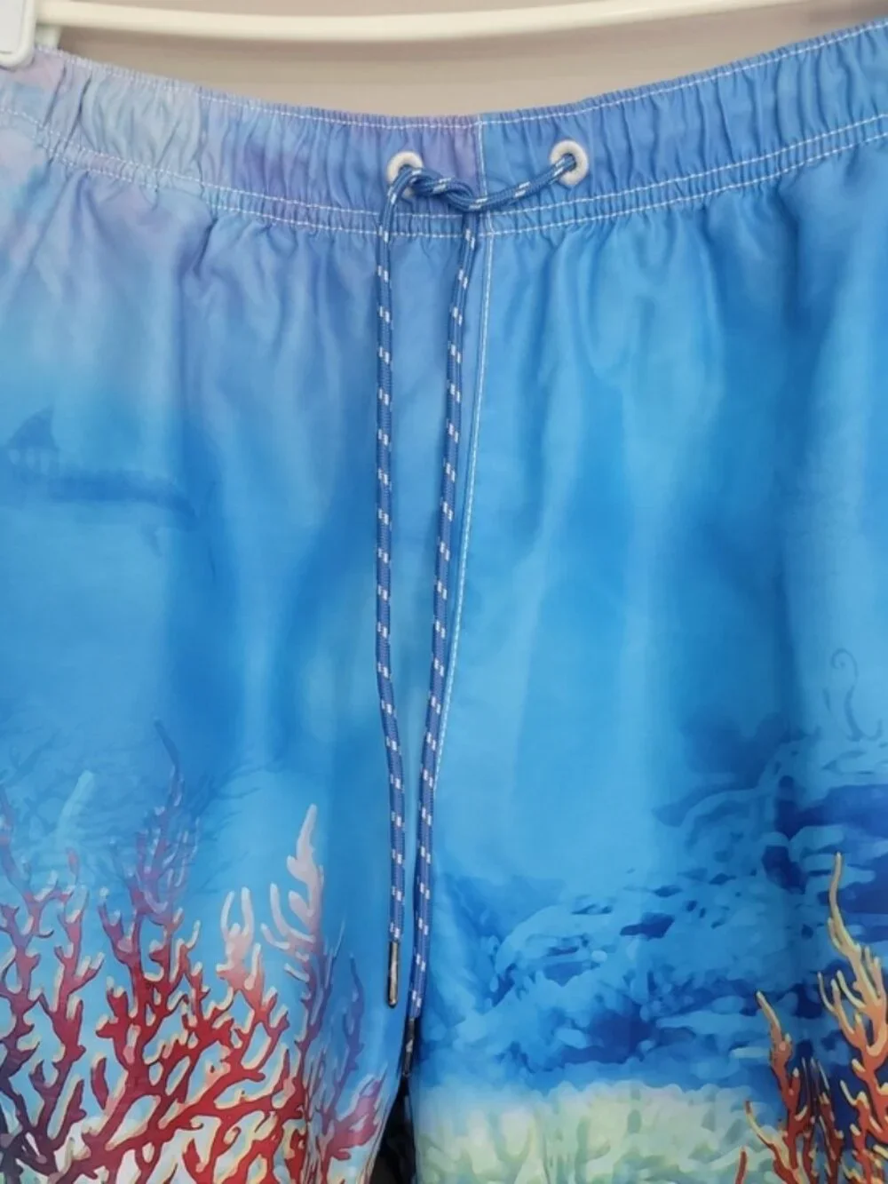 Tommy Bahama Relax Blue Coral Reef Men's Swim Trunks Size L